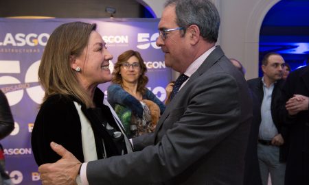 Maribel de Blas con Baudilio Fernández-Mardomingo, delegado de la JCyL en Burgos